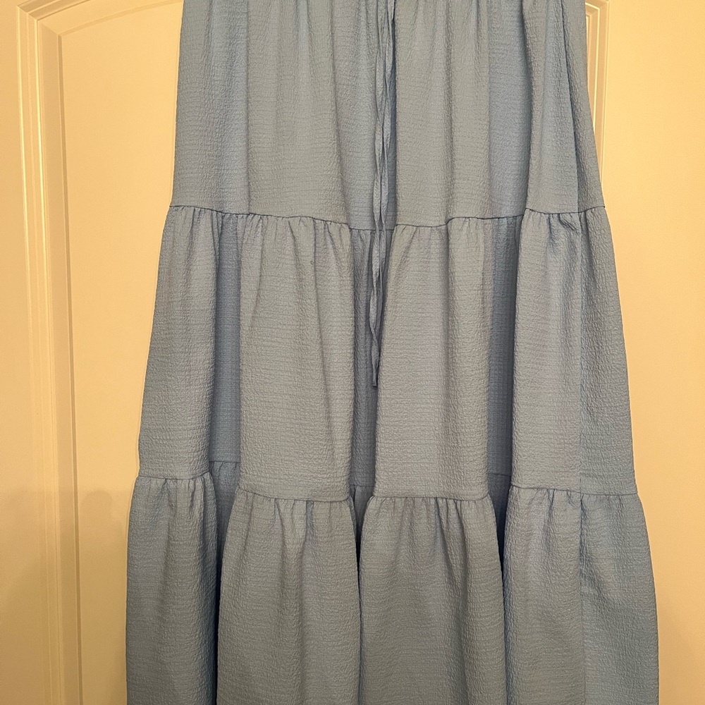 SHEIN Light Blue Maxi Skirt